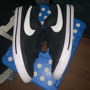 Nike Black and White Court Legacy Sneakers